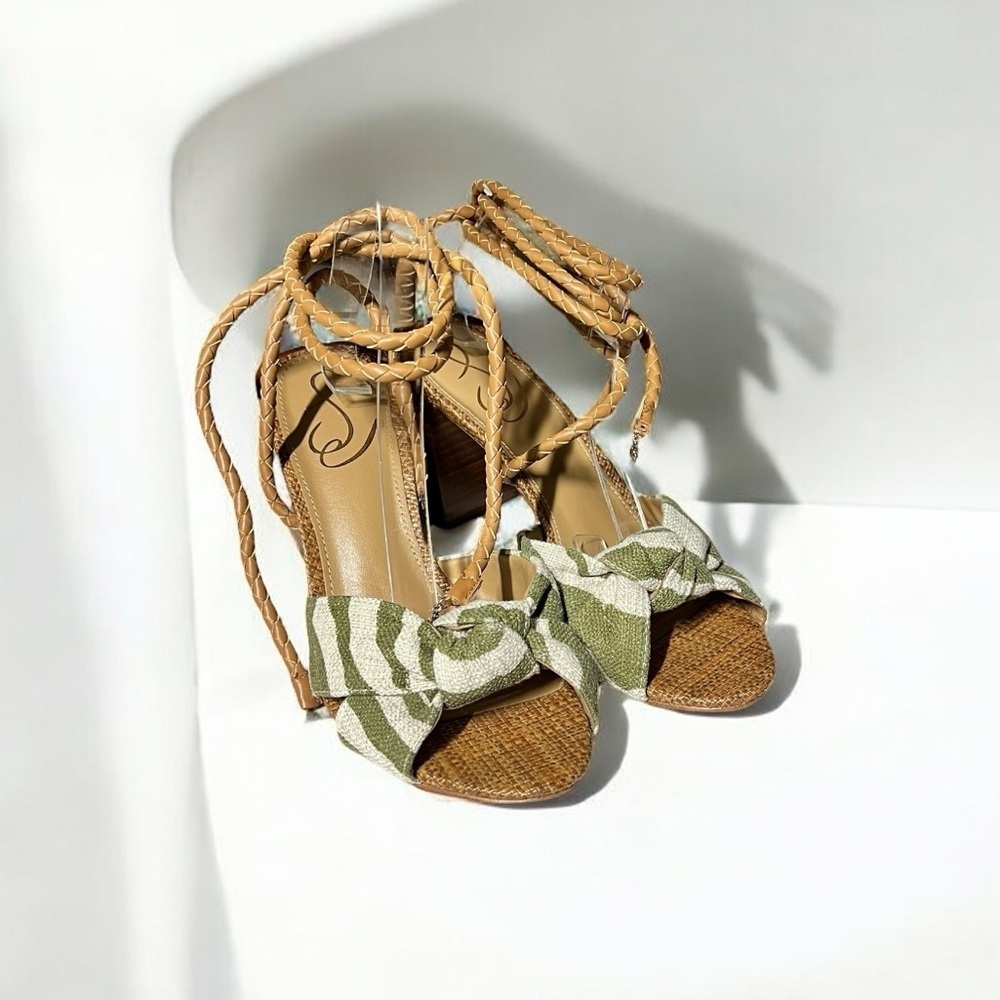 🌻NEW w/box SAM EDELMAN Bodhi Block Heel Sandals | Size 7 - Picture 8 of 15